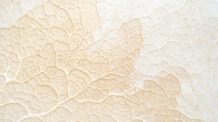 Abstract beige leaf vein pattern texture closeup.