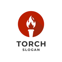 Torch logo, perfect for business company logo design