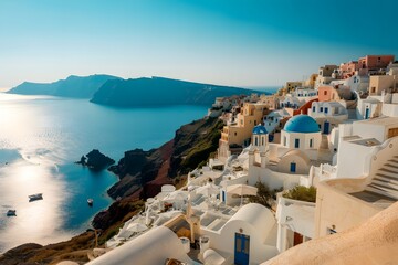 oia village santorini greece