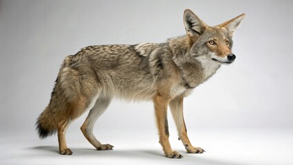 Fototapeta premium Coyote on studio background