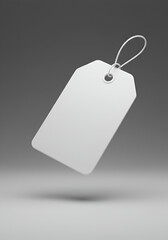 Blank price tag illustration
