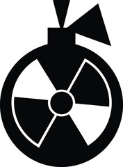 radiation warning sign