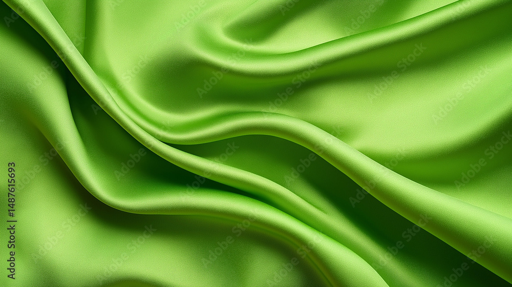 Poster soft lime green gradient background with subtle fabric texture