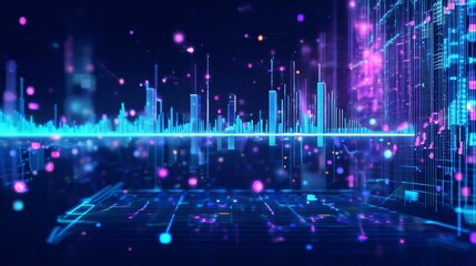 未来都市とデータの融合/Futuristic Data City