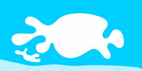 milk splash crown shape, simple milk shape, milk wave, milk splash for dairy product advertising. vector illustration