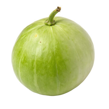 Tinda gourd (Indian round gourd) on transparent background