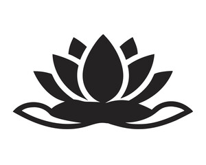 Fototapeta premium Lotus Floating Flower, Elegant Floral Illustration, Lotus Bloom Design, Botanical Lotus Art, Transparent Background