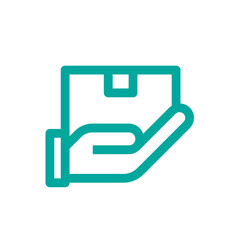 Hand Holding Package