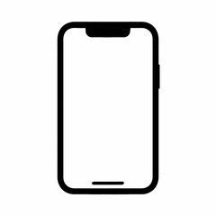 Mobile phone black icon