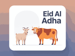 Eid al Adha Mubarak Islamic festival social media banner and Eid Mubarak Post Template