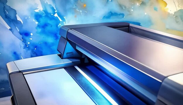 Modern Large Format Printer Digital Printing Machine Technology Office Equipment