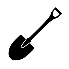vector illustration of sand shovel with trendy design. shovel icon