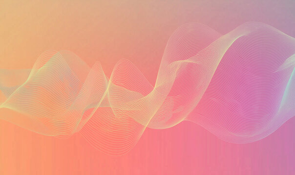 Dynamic abstract waves digital art colorful background smooth transition creative visual modern aesthetics