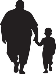 Father Son Holding Hands Bundle