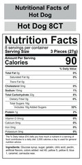 Nutrition facts, Supplement facts, Nutrition facts template, Including Advanced Nutrition Calculation,  Perfect for Food Packaging, Supplements, and Health Brands