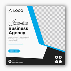 Business webinar invitation design. Webinar and business conference social media post template.
 Online webinar social media post template. Business conference banner template. 