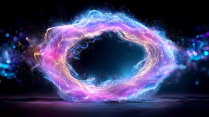 Fototapeta premium Abstract Ring of Light