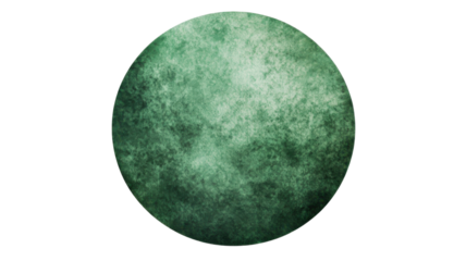 3D Render of a Green Planet Earth Symbol Isolated on White Background Representing Eco-Friendly Concepts