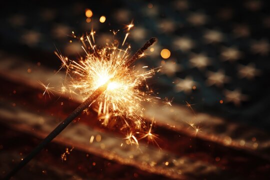 Sparklers ablaze: A vibrant, celebratory close-up
