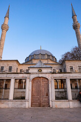 Fototapeta premium Mosque on the Asian side of Istanbul, Turkey - Bosphorus cruise 