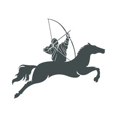 Archer logo vector vintage design