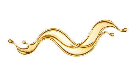 gold,  liquid,  splash, Golden Liquid Splash, Abstract Wave