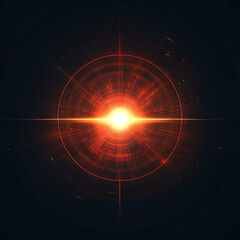 Fototapeta premium Light effects art on a black background