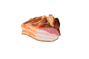 Transylvanian ham close up cut