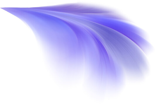 abstract translucent blurred blue feather