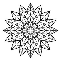 Intricate Floral Mandala
