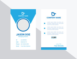 Corporate Modern professional business id card