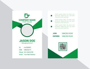 Corporate Modern professional business id card
