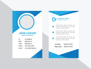Corporate Modern professional business id card