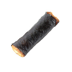 Korean style seaweed powder rice roll .