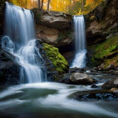 Fototapeta premium waterfall in the forest