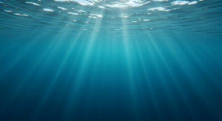 underwater,  ocean,  sea, Underwater Sunlight Beams