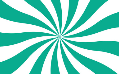 Abstract vivid, hypnotic background with a central radial burst design. Orange and white wavy rays. Dynamic visual effect reminiscent of retro pop art or vintage psychedelic posters