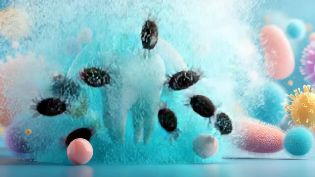 Exploring dental health and the unseen world of bacteria and microbes around teeth