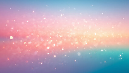 Obraz premium Pastel Dream Sparkling Abstract Background with Soft Colors and Glowing Lights