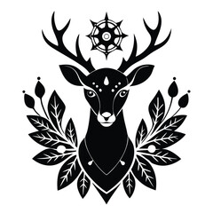 Deer Mandala Design