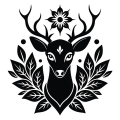 Fototapeta premium Deer Mandala Design