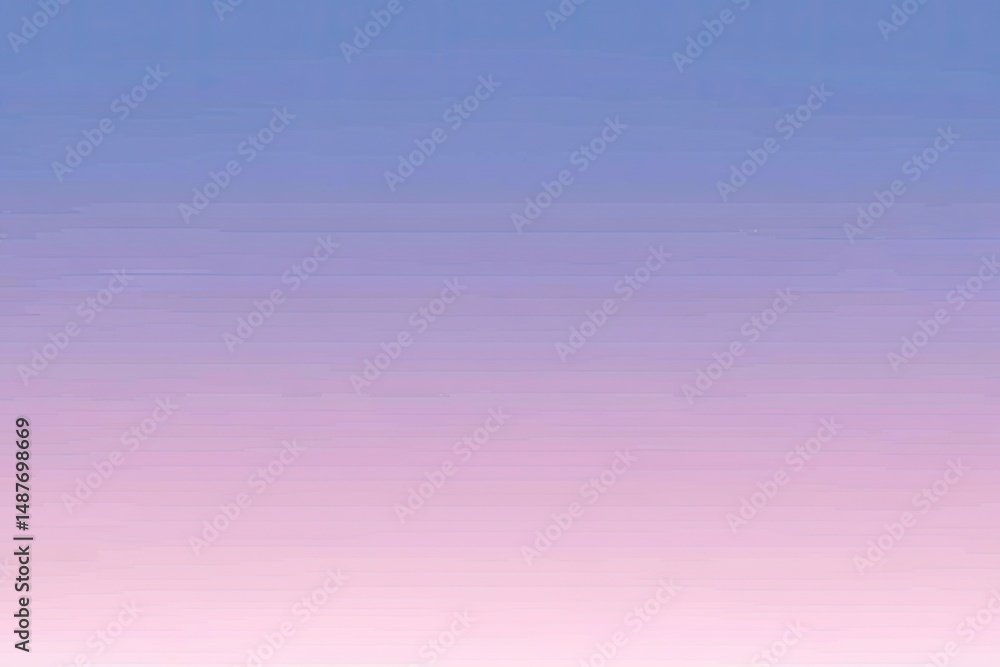 Poster a serene pastel gradient sky transitioning from soft pink to light blue. with gentle white clouds fl