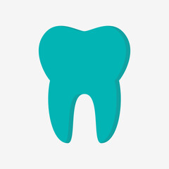 healthy tooth vector icon. dental logo design illustration