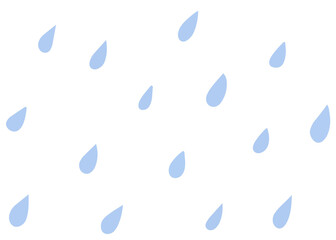 This is a hand-drawn falling rain icon with soft lines and gentle motion. Ideal for use in rainy backgrounds, seasonal illustrations, and weather-themed designs.