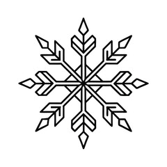 snowflake vector illustration