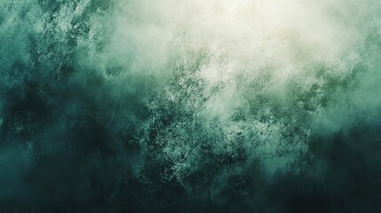 Obraz premium Green abstract texture with grunge canvas effect, gradient lighting, minimal composition. 