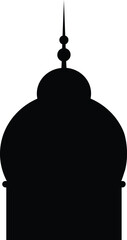 mosque icon illustration suitable for template and design needs