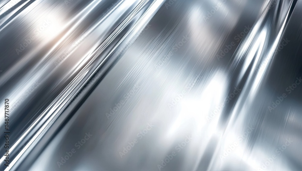 Poster abstract motion blur of silver and dark gray tones creating a dynamic and modern aesthetic. suitable