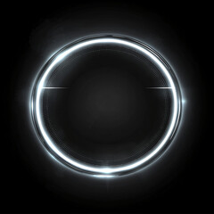 Light effects art on a black background	
