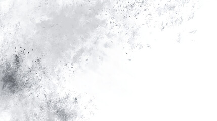 Abstract artistic background featuring watercolor splatter and gray tones over a white backdrop